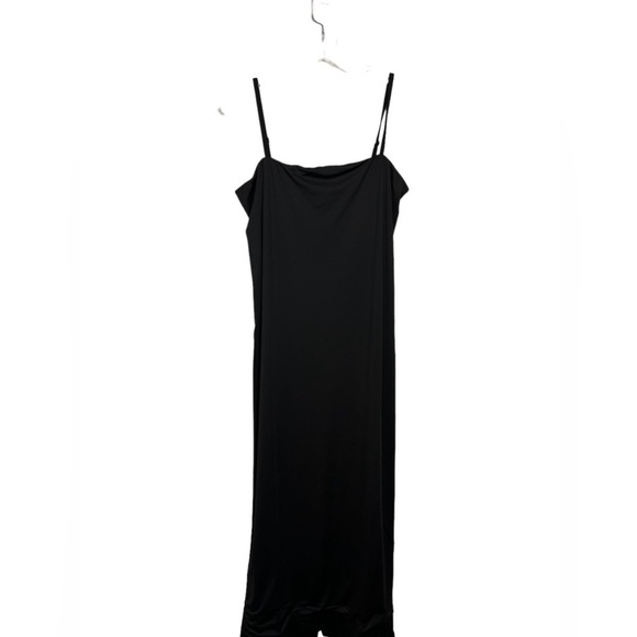 NWT All Saints Charlie Midi Sleeveless Black Dress 10 - Picture 3 of 8